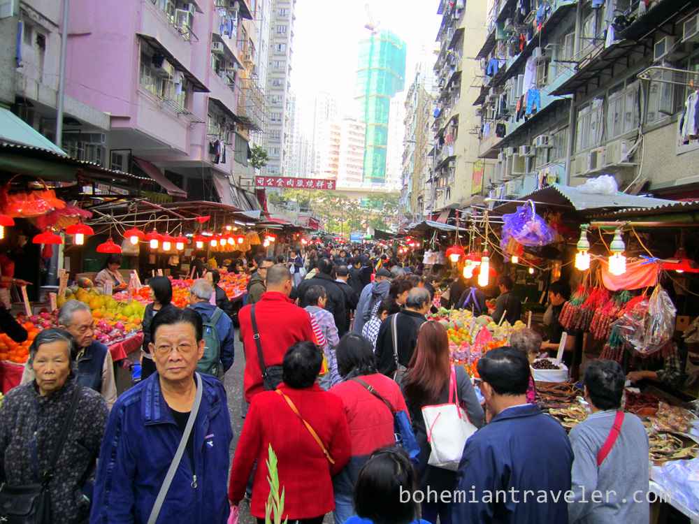 Shau Kei Wan market in Hong Kong