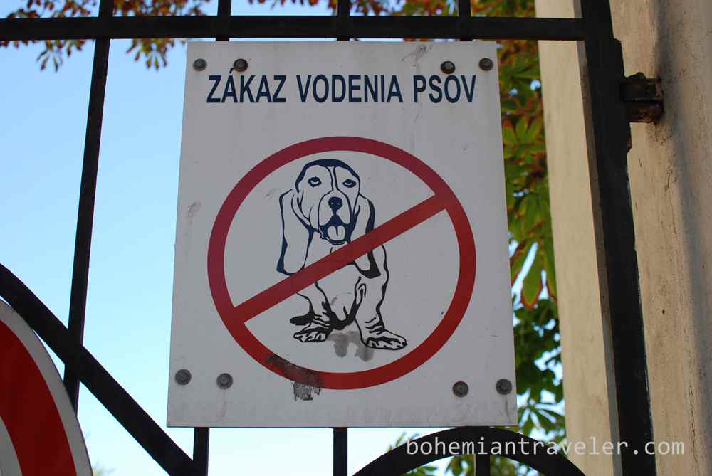 a sign i spotted on the walk into Bratislava from the train station