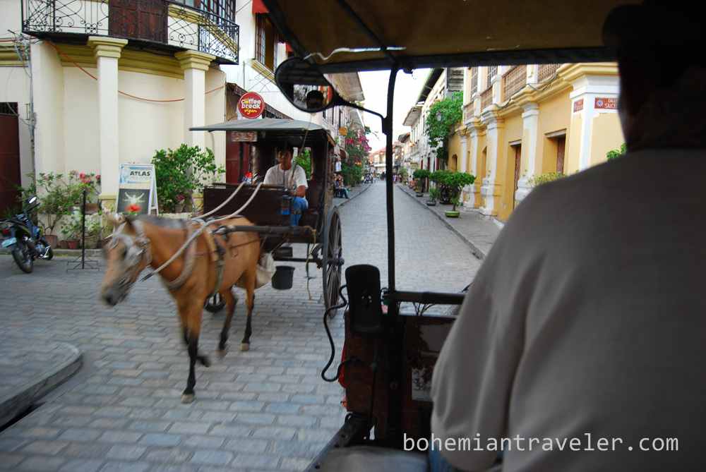 riding a calesa horse drawn cart (6)