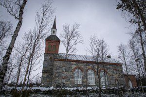 lapland in winter utsjoki church